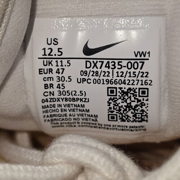 Nike Infinity Ace Next Nature NRG Men’s Sz 12.5 White Spikeless Golf Shoes NEW - Picture 9 of 9